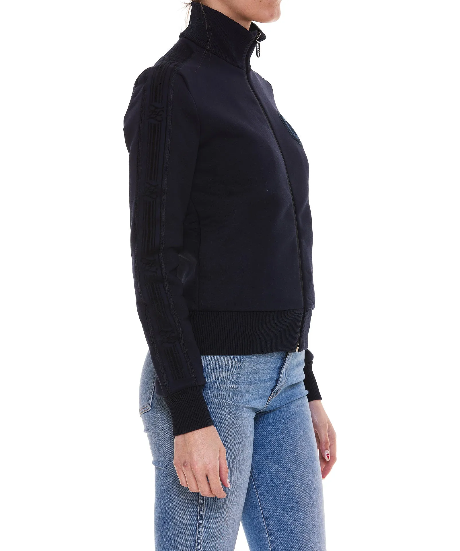 Fendi Logo Detailed Zip-Up Track Jacket