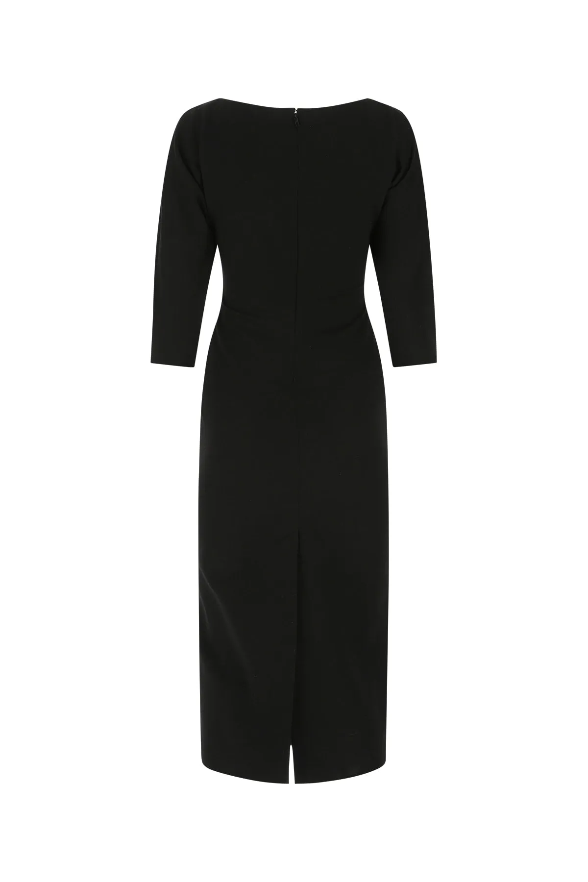 Fendi Slit Detailed Belted Dress