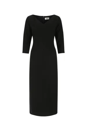 Fendi Slit Detailed Belted Dress