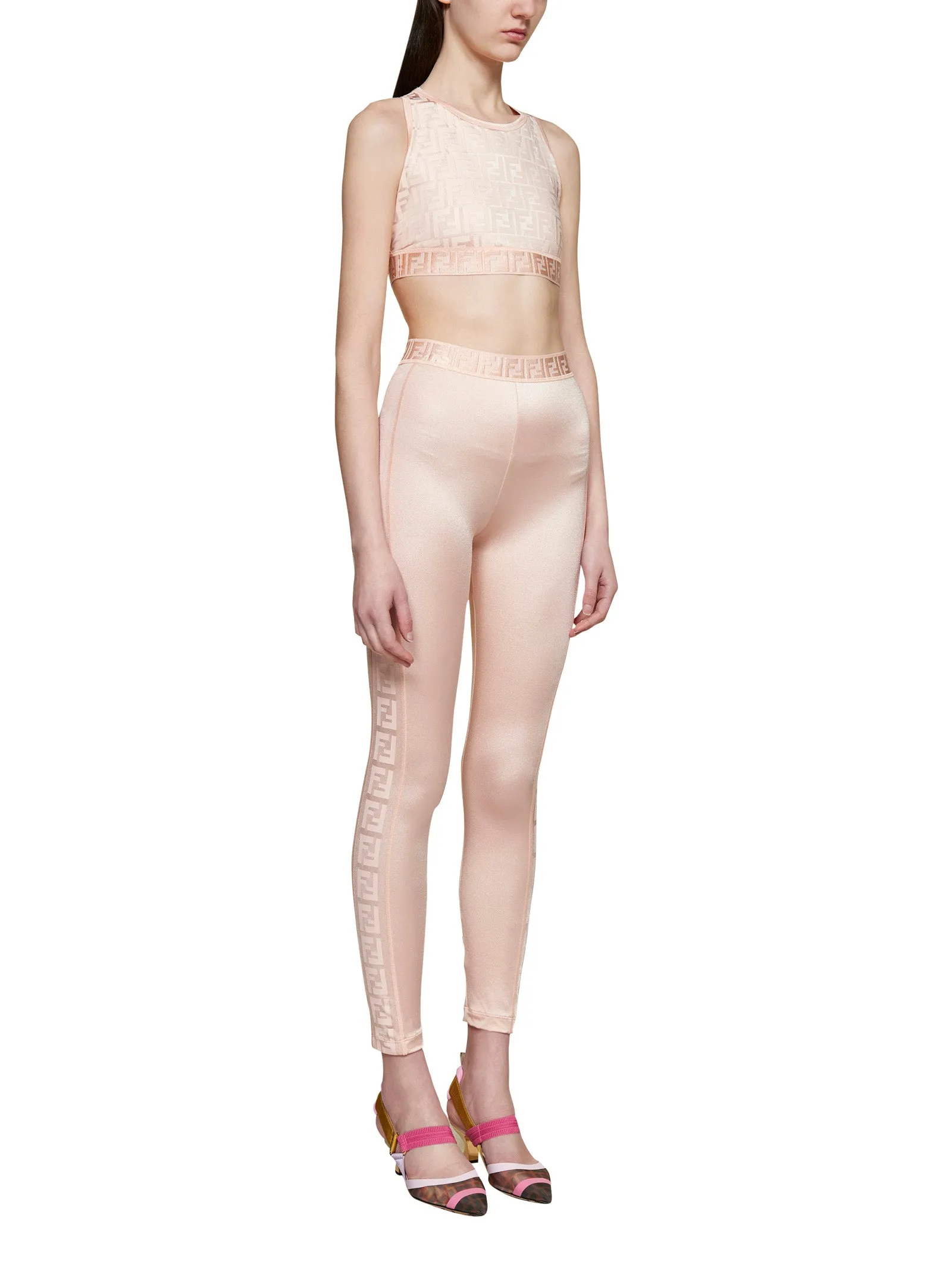 Fendi Stretch High Waist Leggings