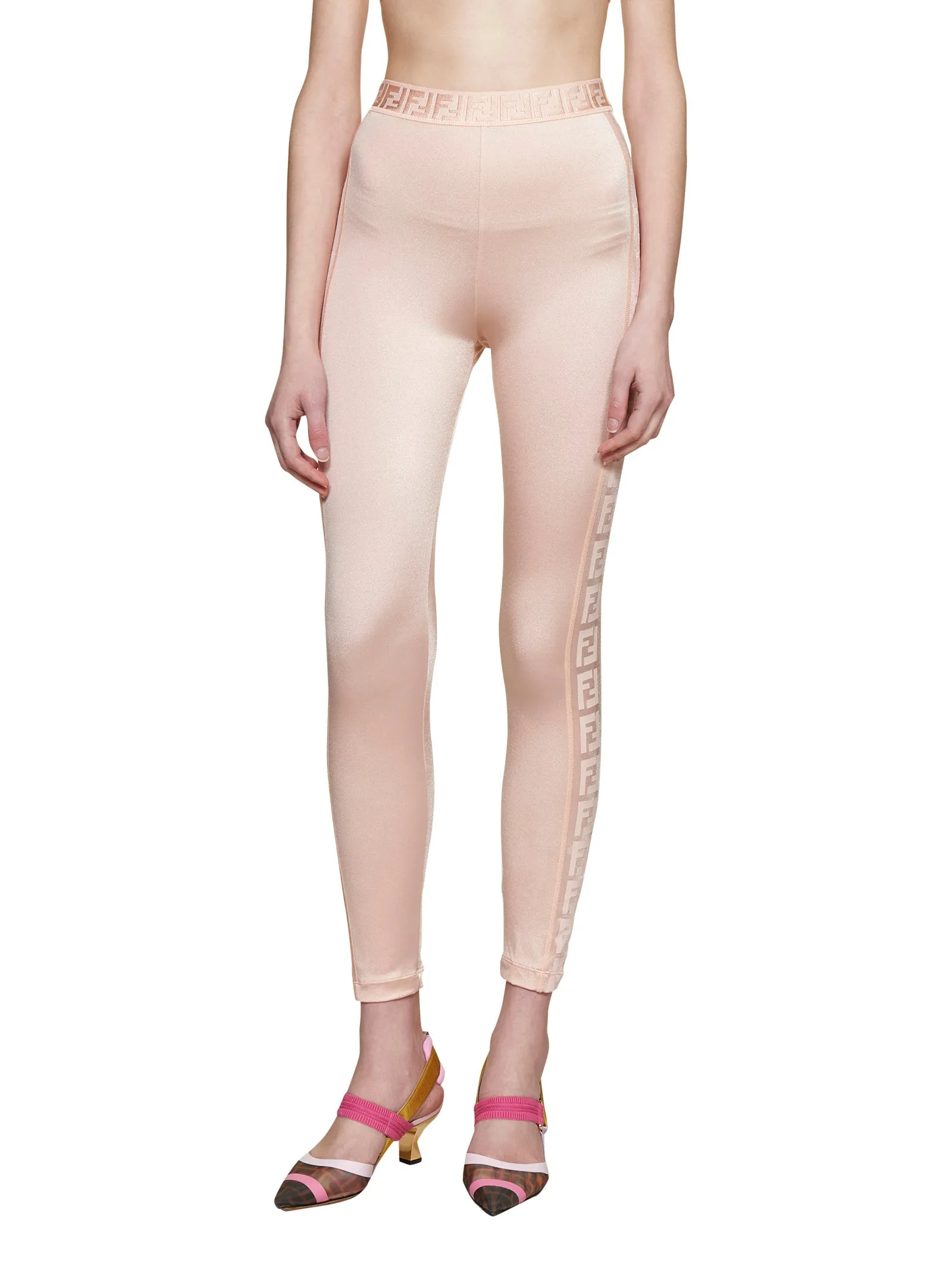 Fendi Stretch High Waist Leggings
