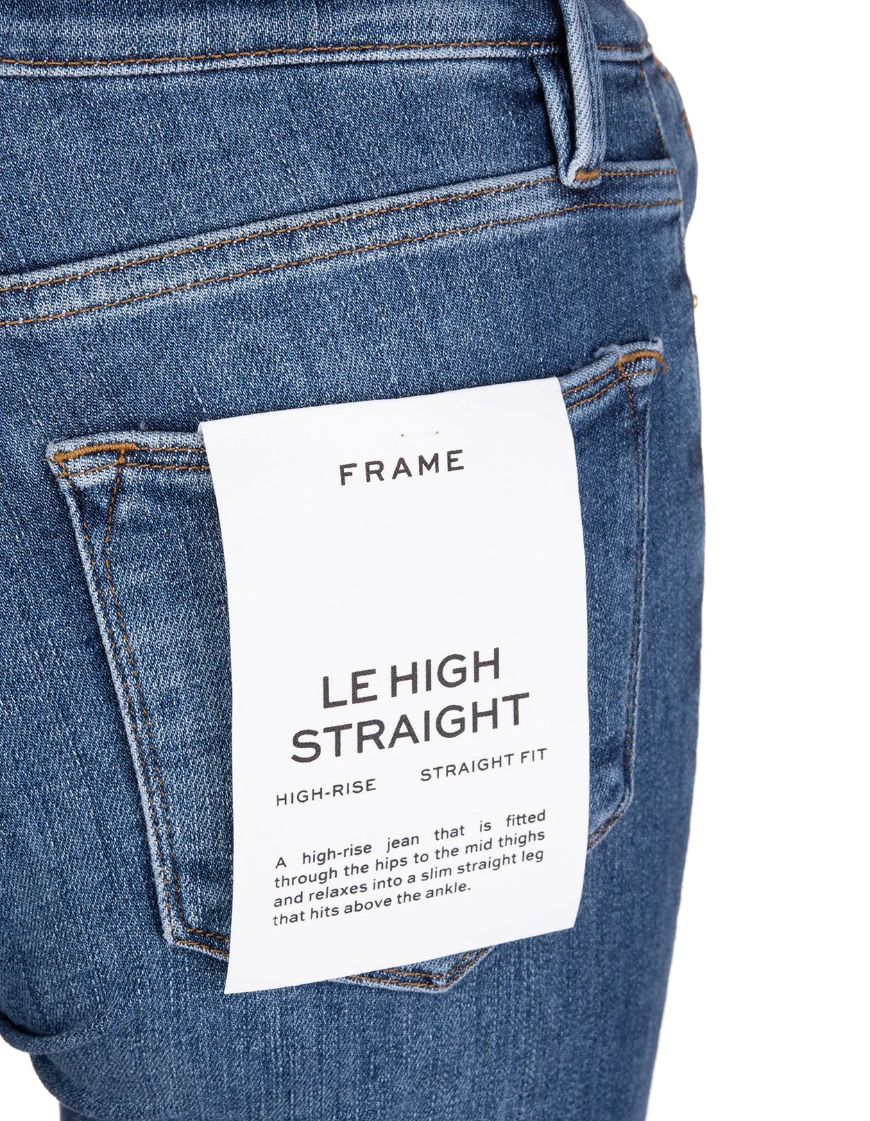 Frame Faded Effect Cropped Jeans