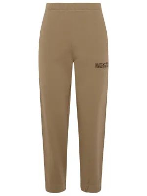 Ganni Logo Embroidered Straight-Leg Sweatpants