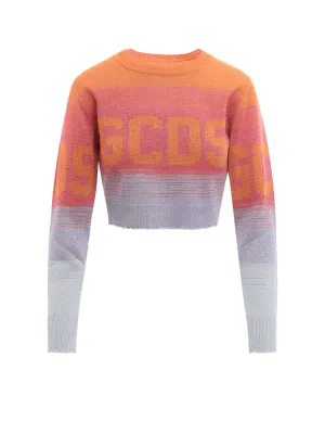 GCDS Cropped Knit Jumper