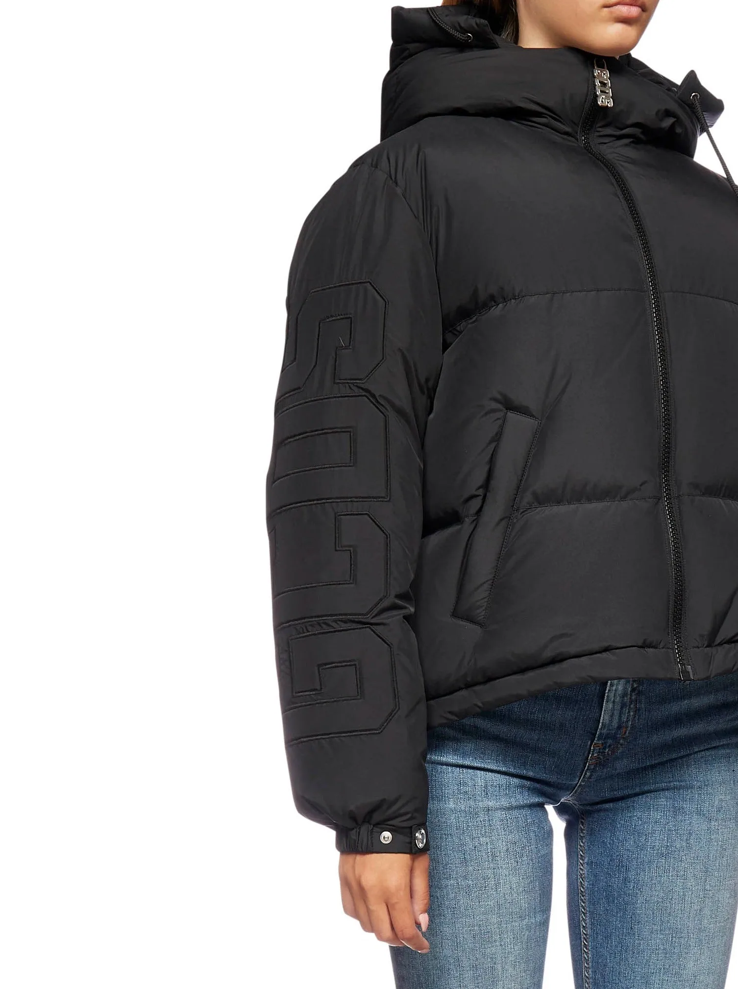 GCDS Hooded Padded Down Jacket