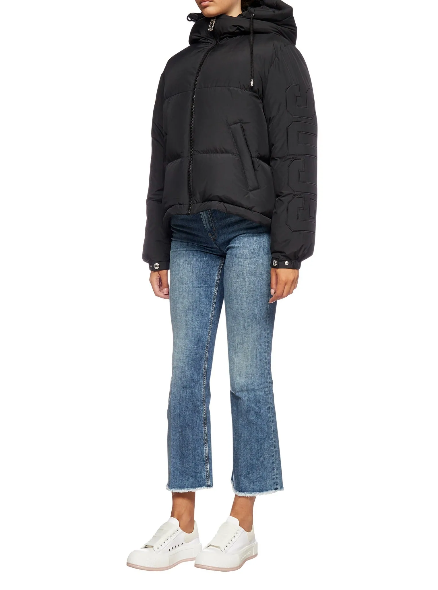 GCDS Hooded Padded Down Jacket