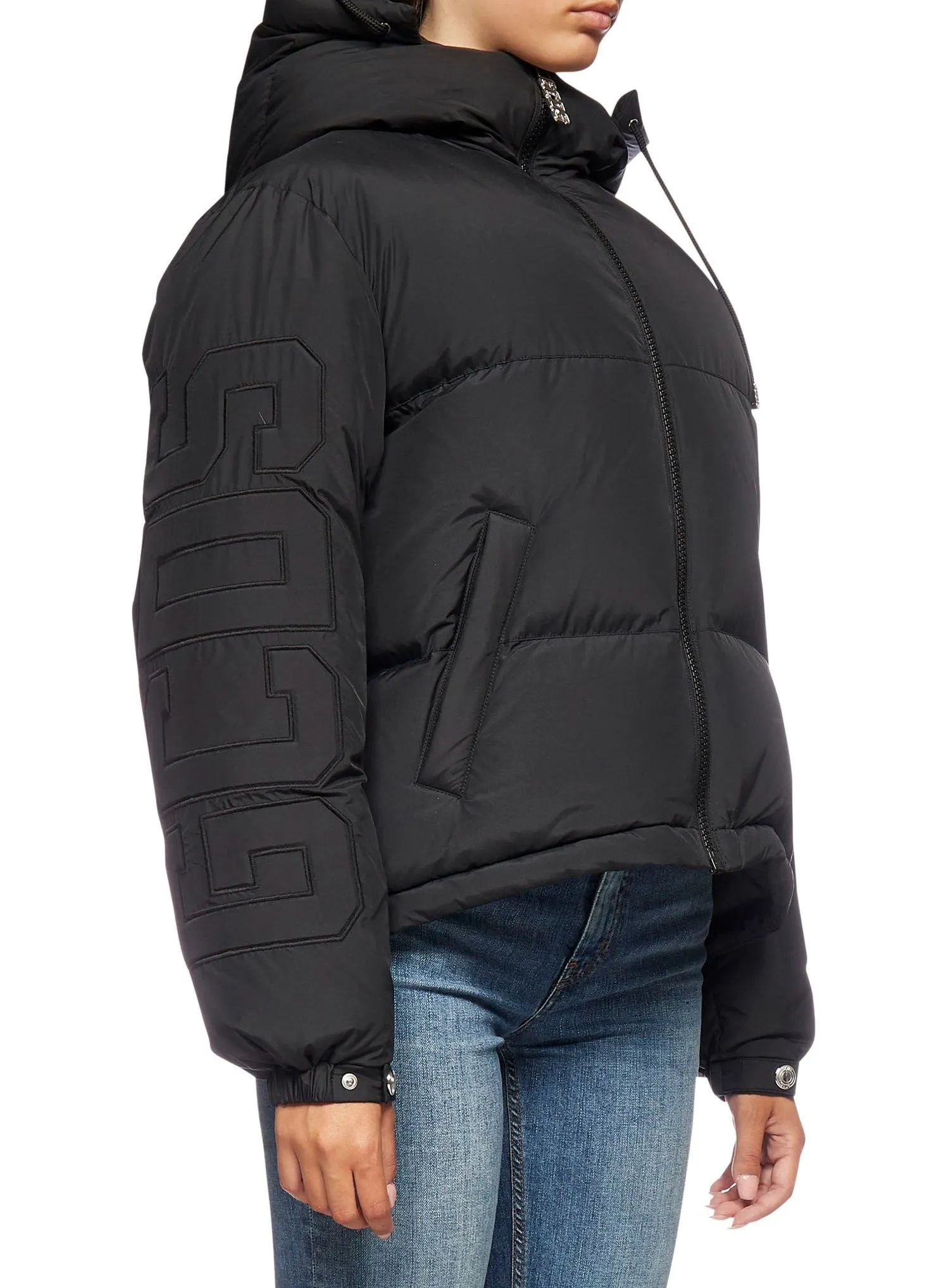 GCDS Hooded Padded Down Jacket