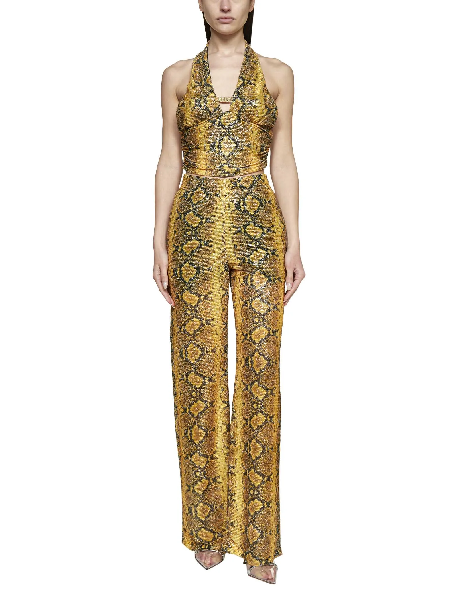 GCDS Python Print Crossover Band Mini Top