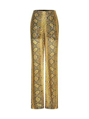 GCDS Python Print Elastic Waistband Pants