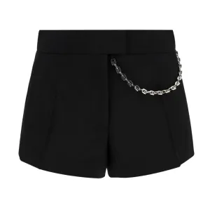 Givenchy Chain Detailed Slim Cut Shorts