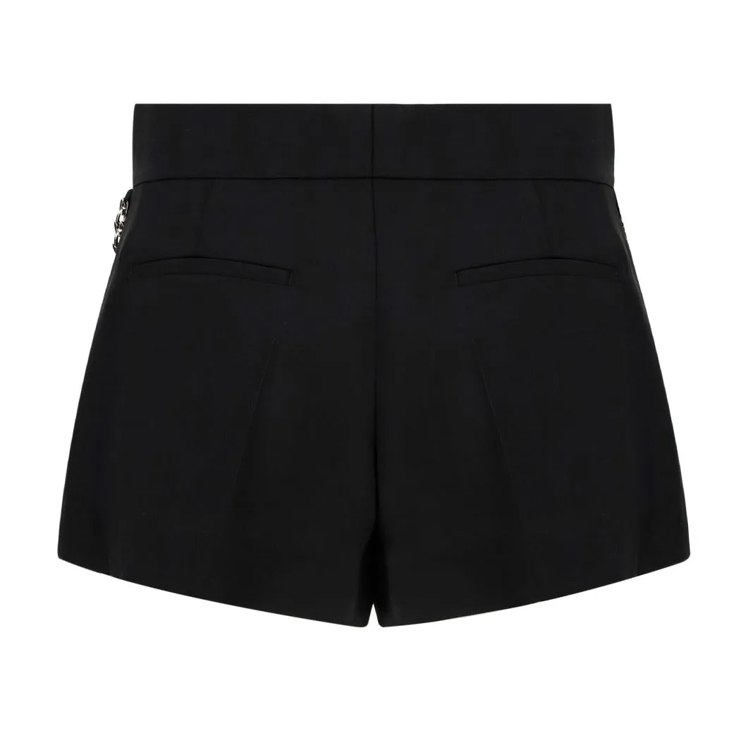 Givenchy Chain Detailed Slim Cut Shorts