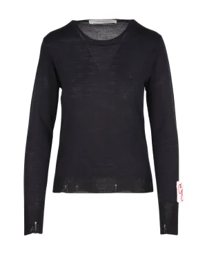 Golden Goose Deluxe Brand Distressed Effect Knit Jumper