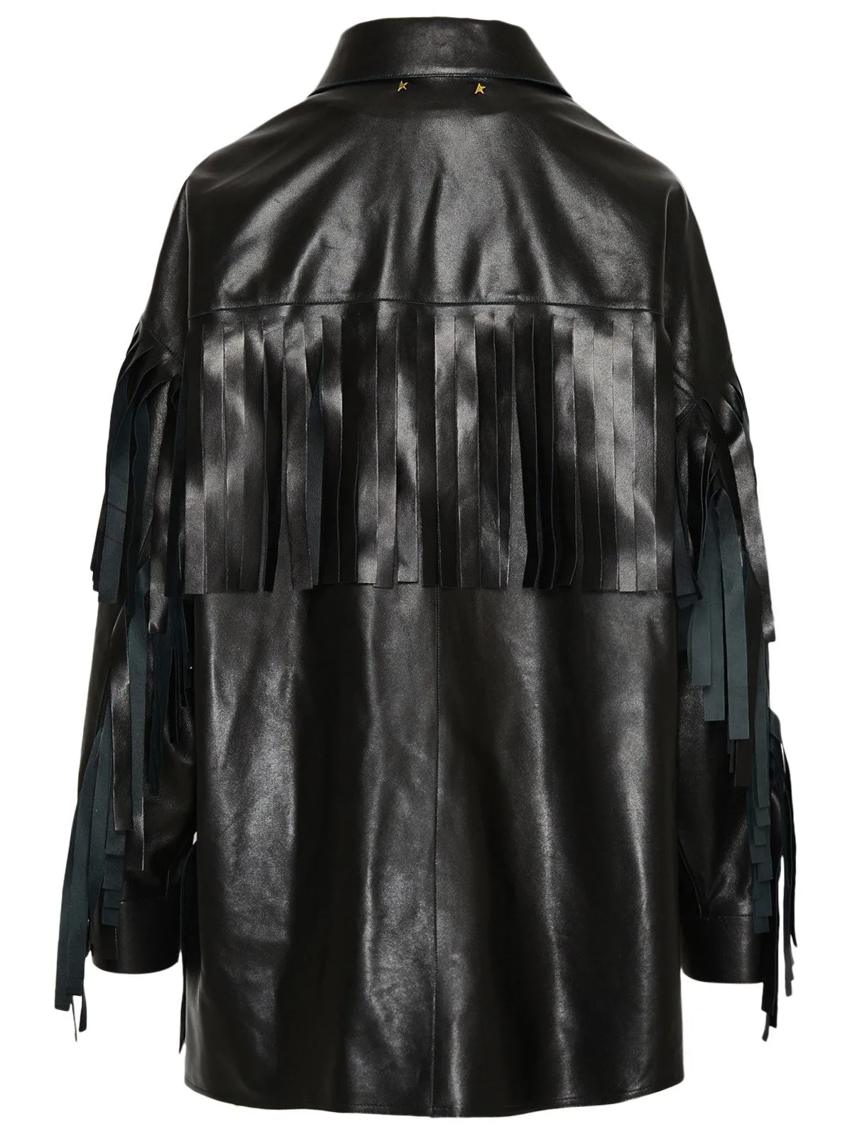 Golden Goose Deluxe Brand Fringe-Trimmed Buttoned Jacket