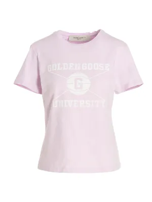 Golden Goose Deluxe Brand Logo Printed T-Shirt