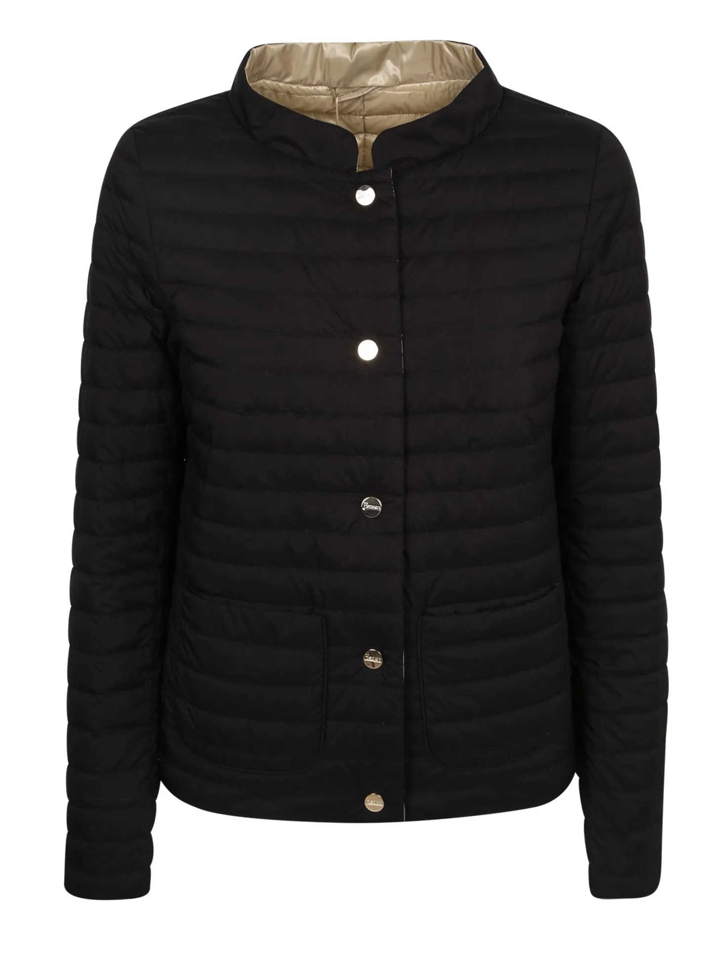 Herno Buttoned Reversible Down Jacket