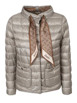 Herno Long-Sleeved Tied Down Jacket