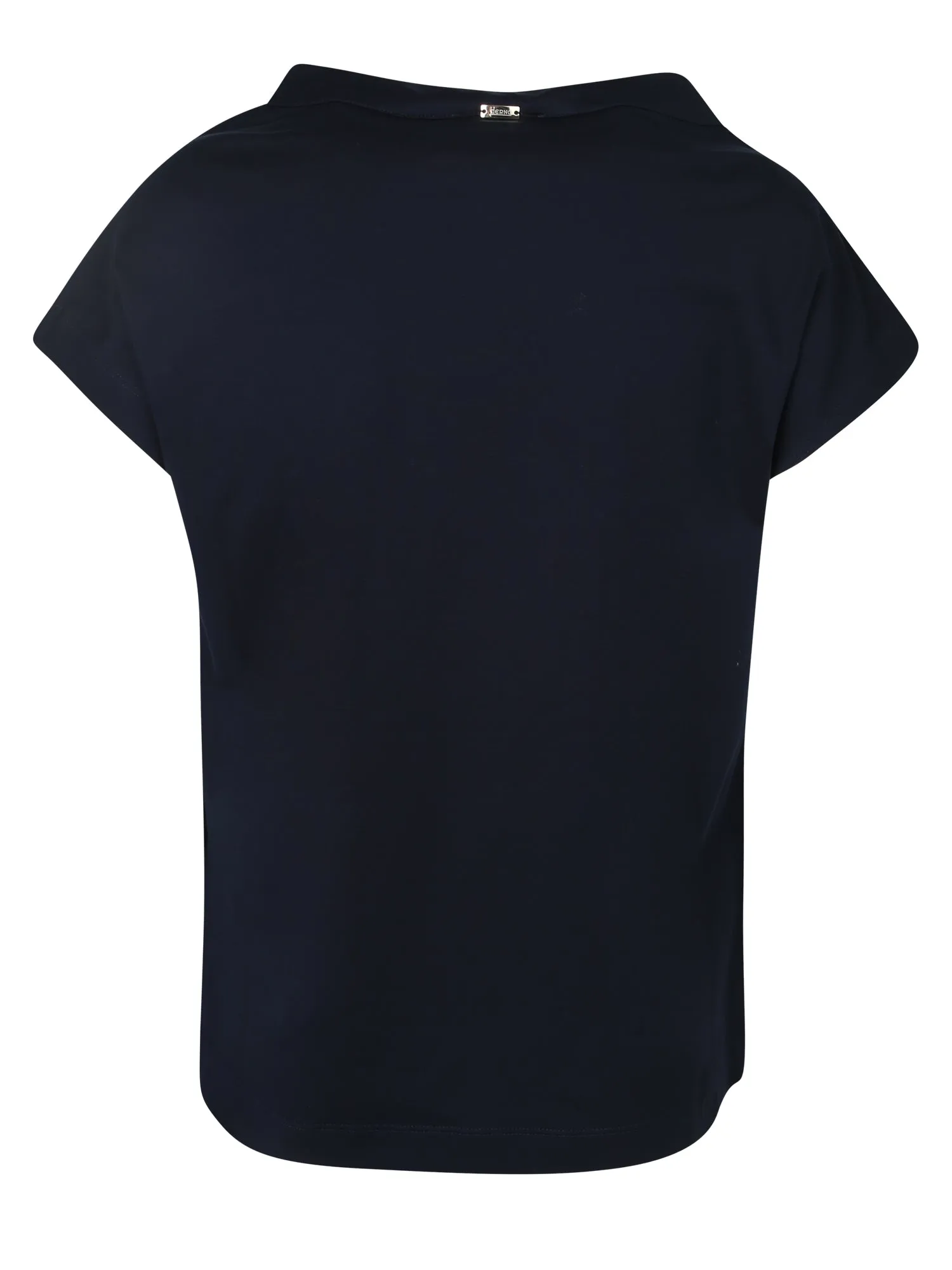 Herno Scarf Detailed Crewneck T-Shirt