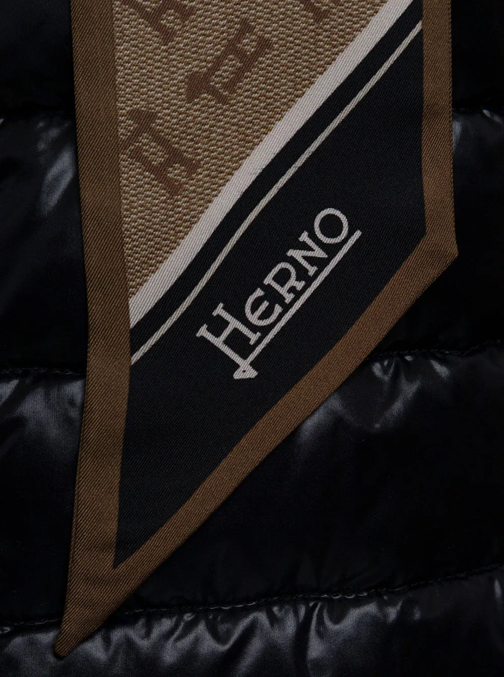 Herno Scarf Detailed Padded Jacket