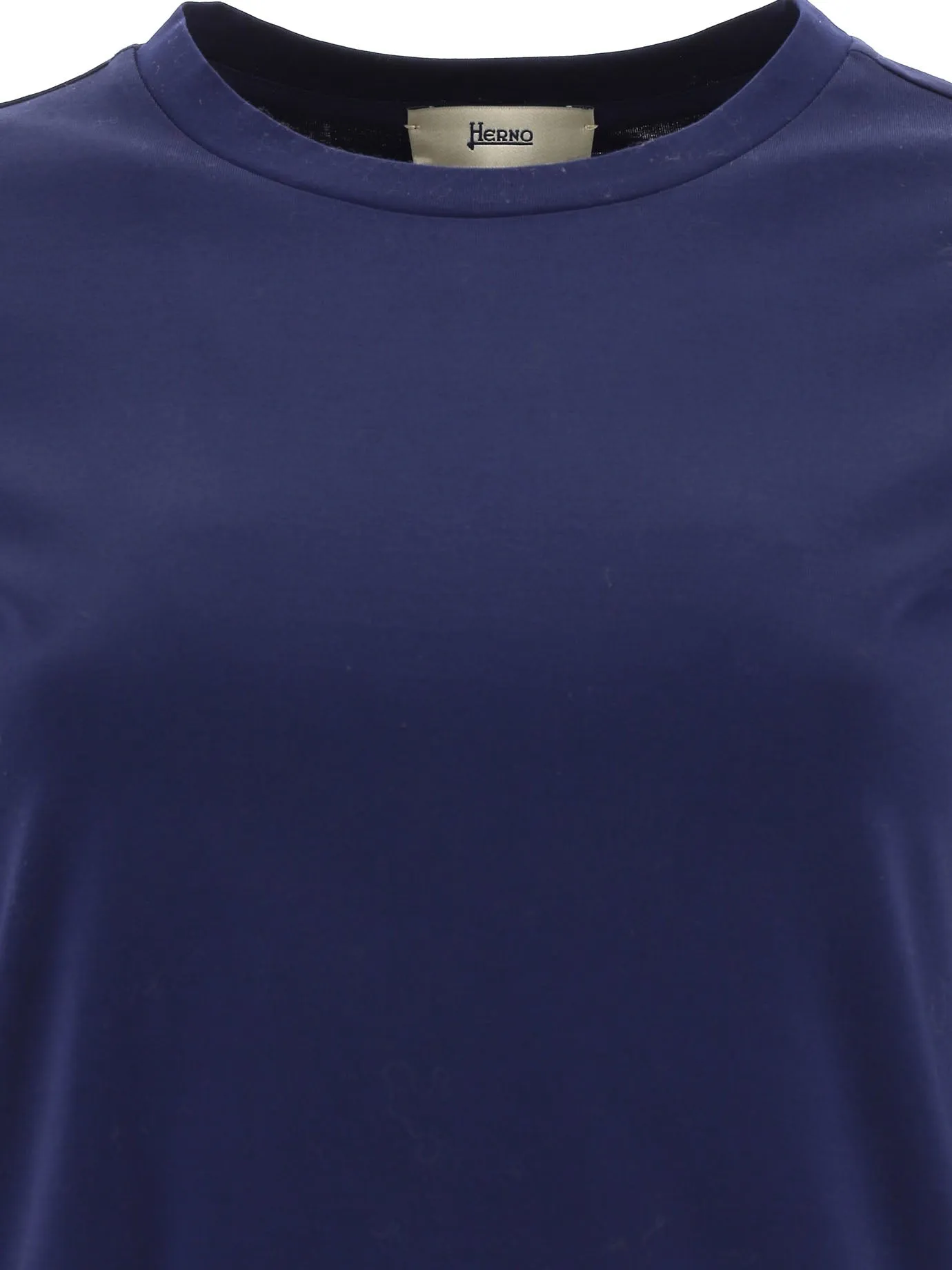 Herno Taffeta-Hem Crewneck T-Shirt