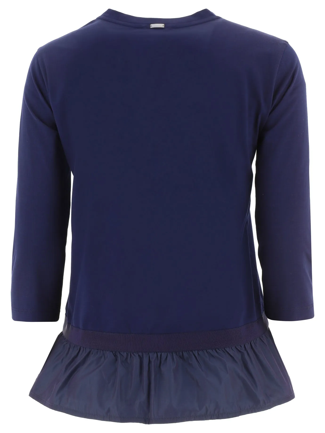 Herno Taffeta-Hem Crewneck T-Shirt