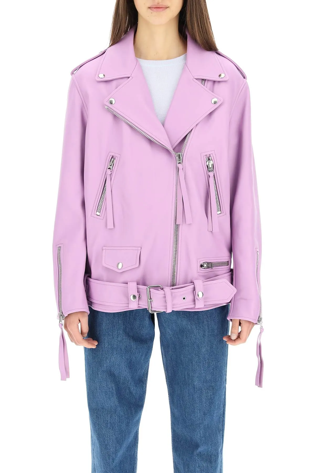 Honey Fucking Dijon X Acne Studios Zipped Biker Jacket
