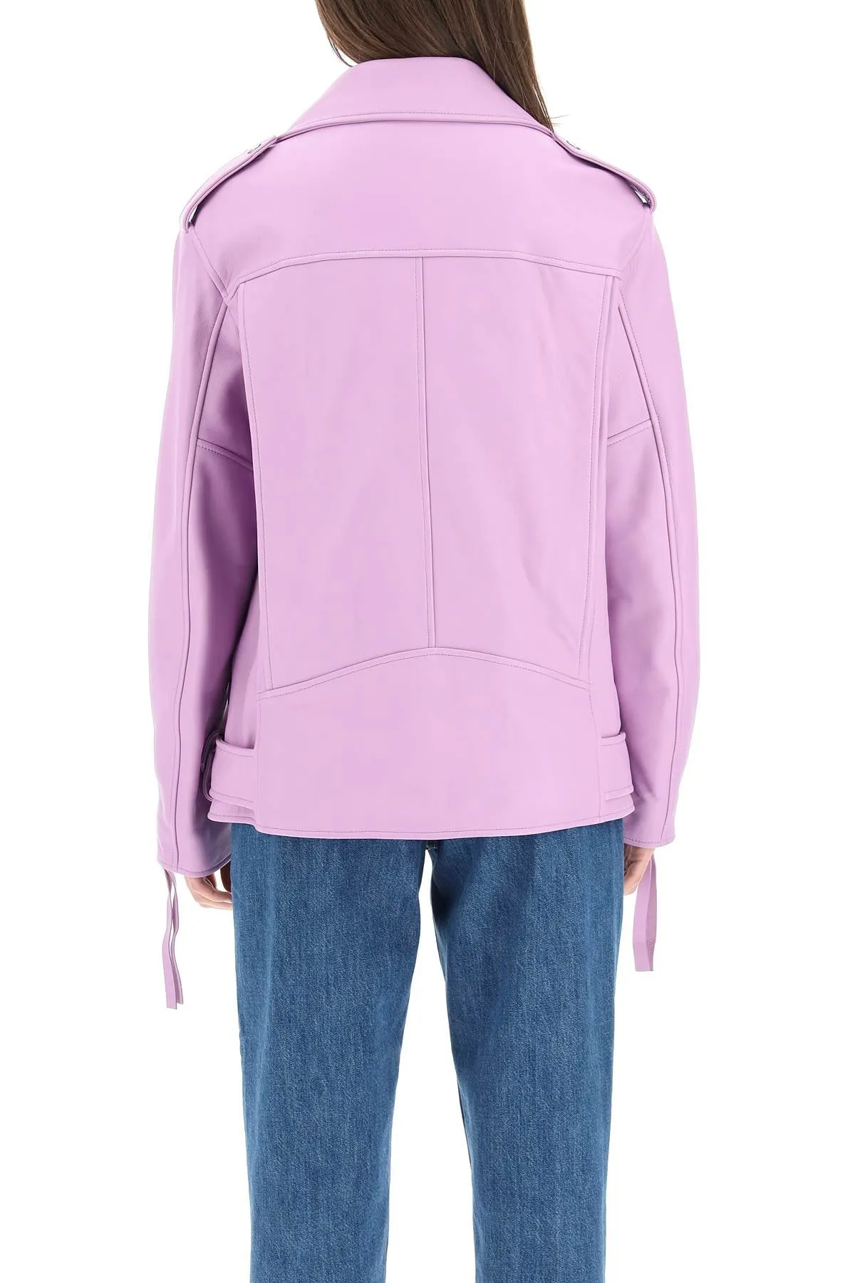 Honey Fucking Dijon X Acne Studios Zipped Biker Jacket