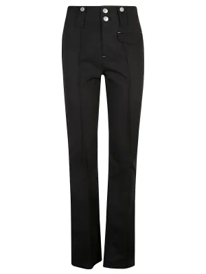 Isabel Marant High-Rise Straight-Leg Pants