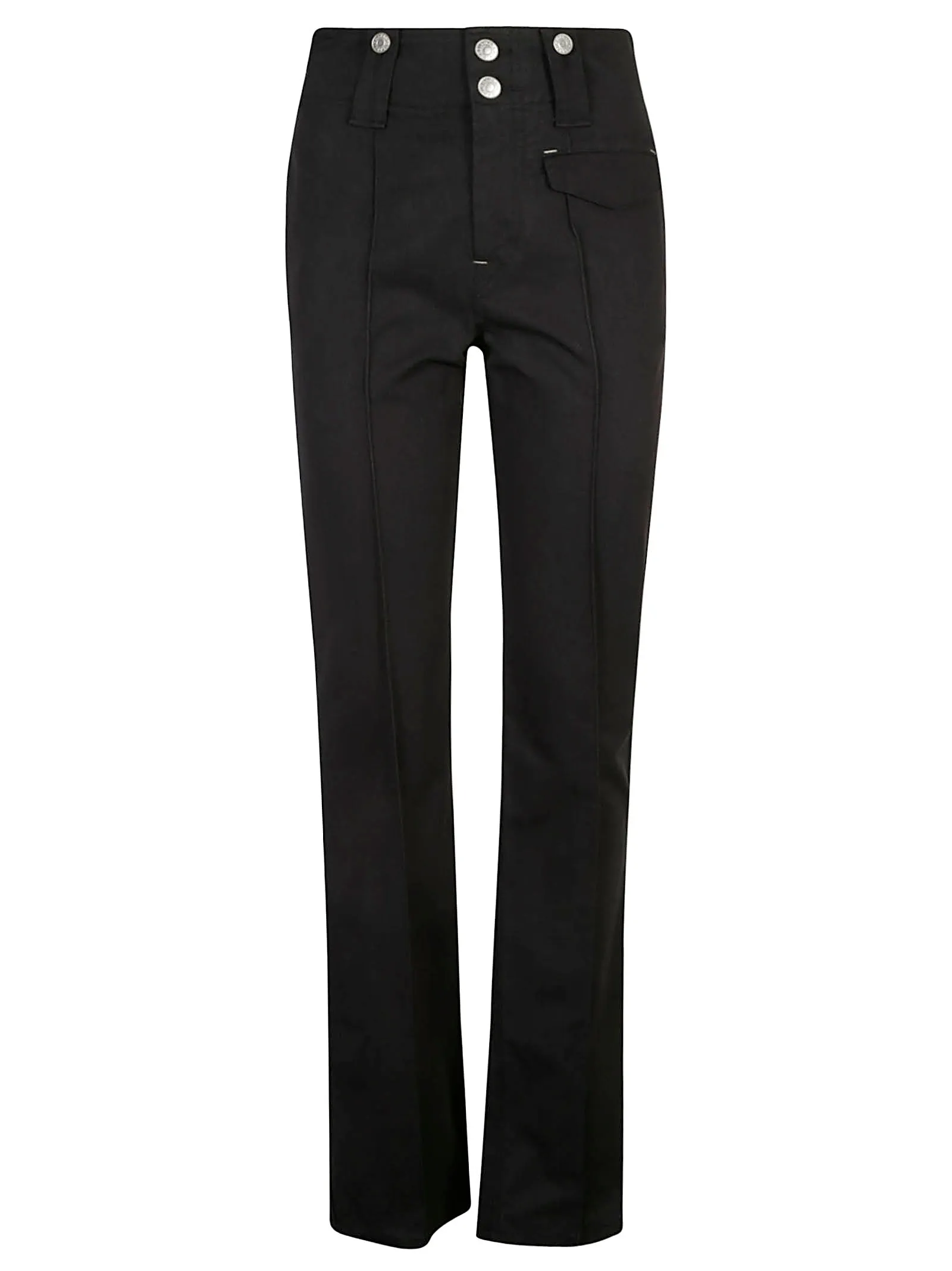 Isabel Marant High-Rise Straight-Leg Pants