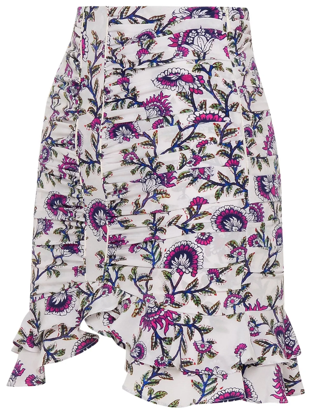 Isabel Marant High Waist Abstract-Print Skirt