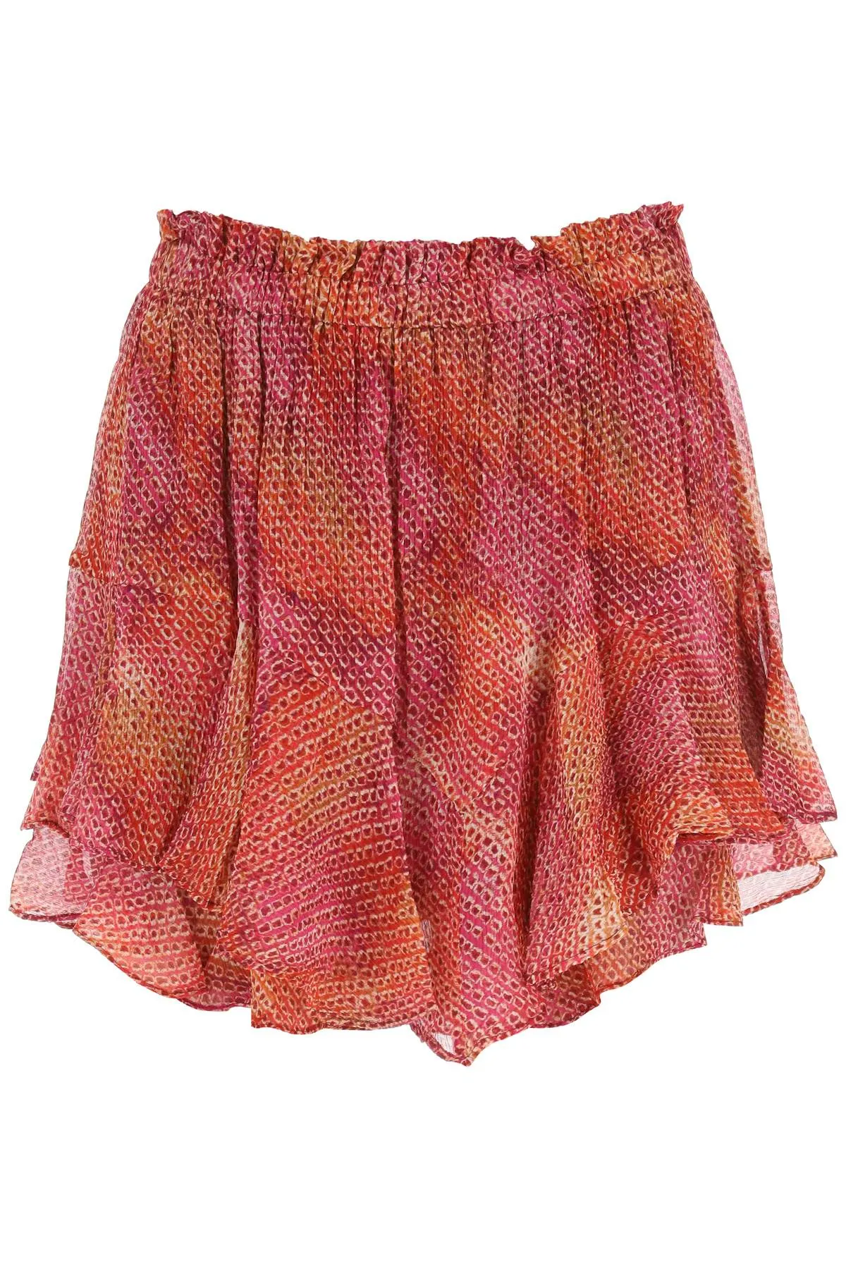 Isabel Marant High Waist Allover Printed Shorts