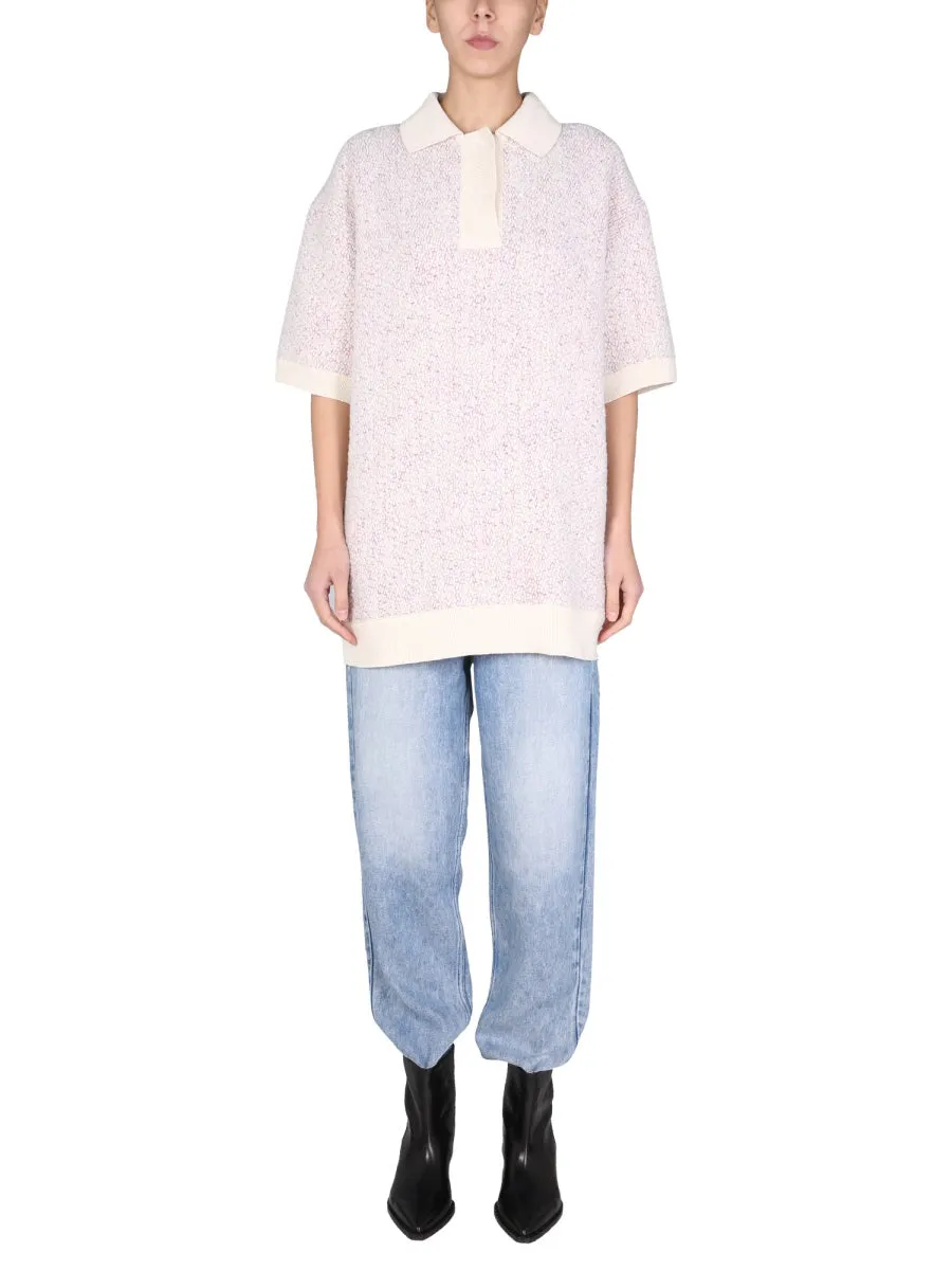 Isabel Marant Imelda Short-Sleeved Knitted Top