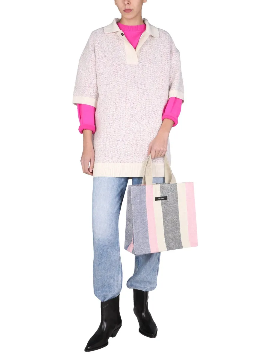 Isabel Marant Imelda Short-Sleeved Knitted Top
