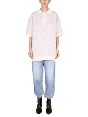 Isabel Marant Imelda Short-Sleeved Knitted Top