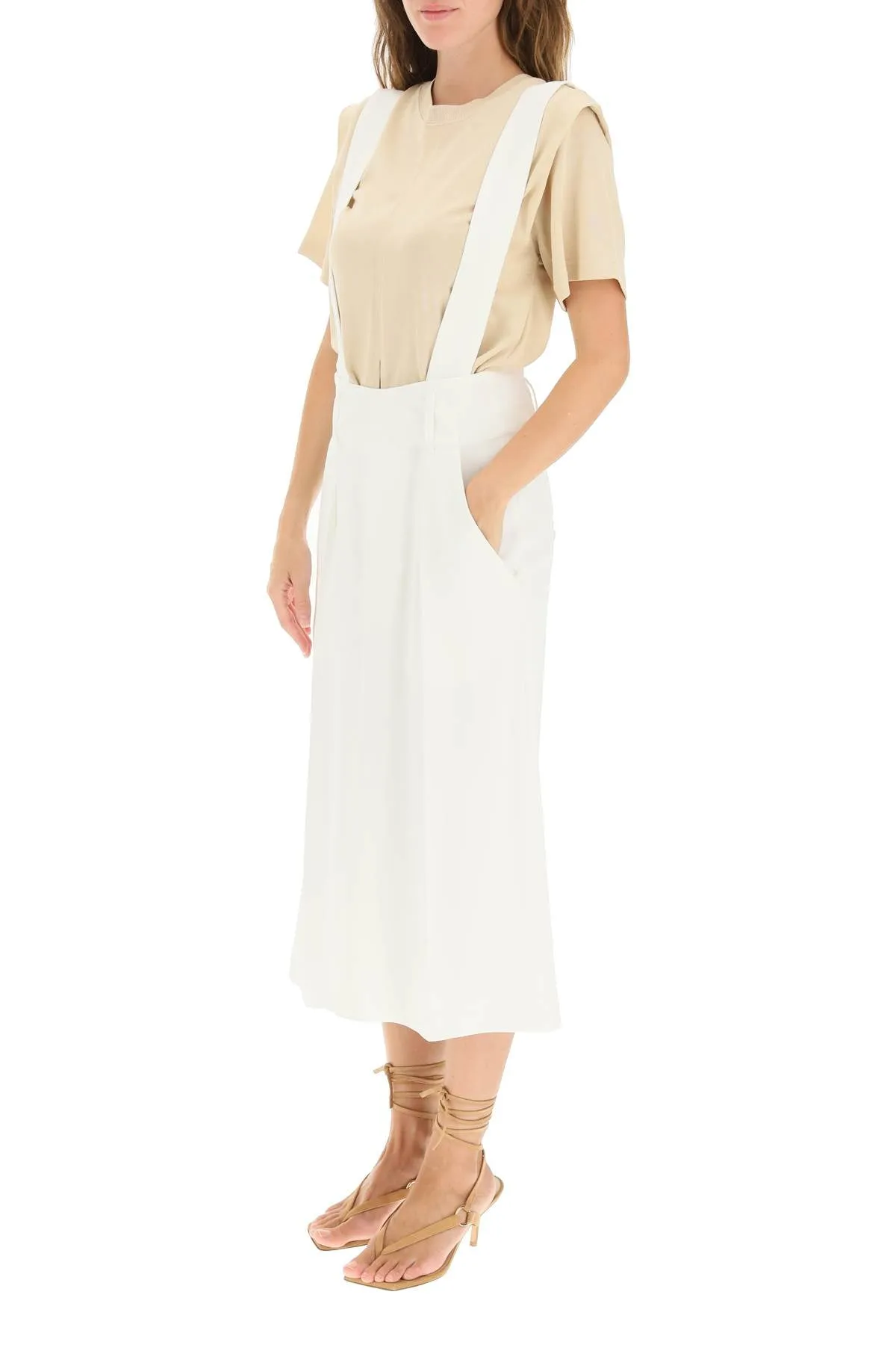 Isabel Marant Laraya Suspender Midi Skirt