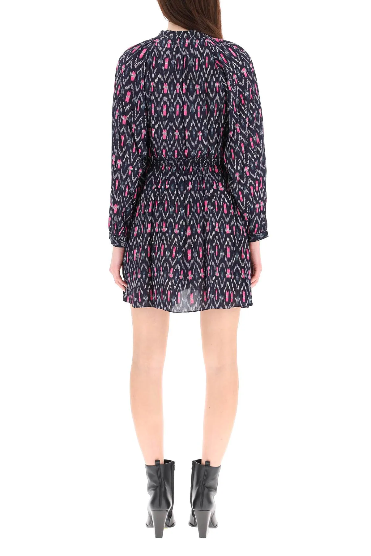 Isabel Marant toile Allover Ethnic Pattern Mini Dress