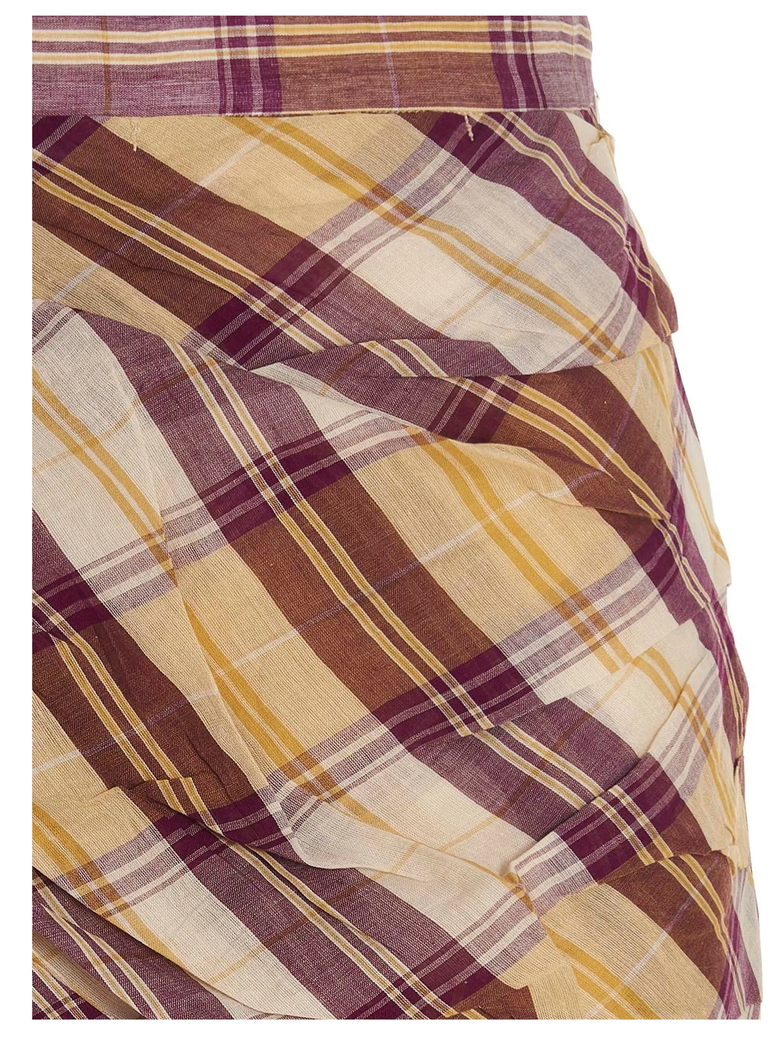 Isabel Marant toile Birdy Ruched Mini Skirt