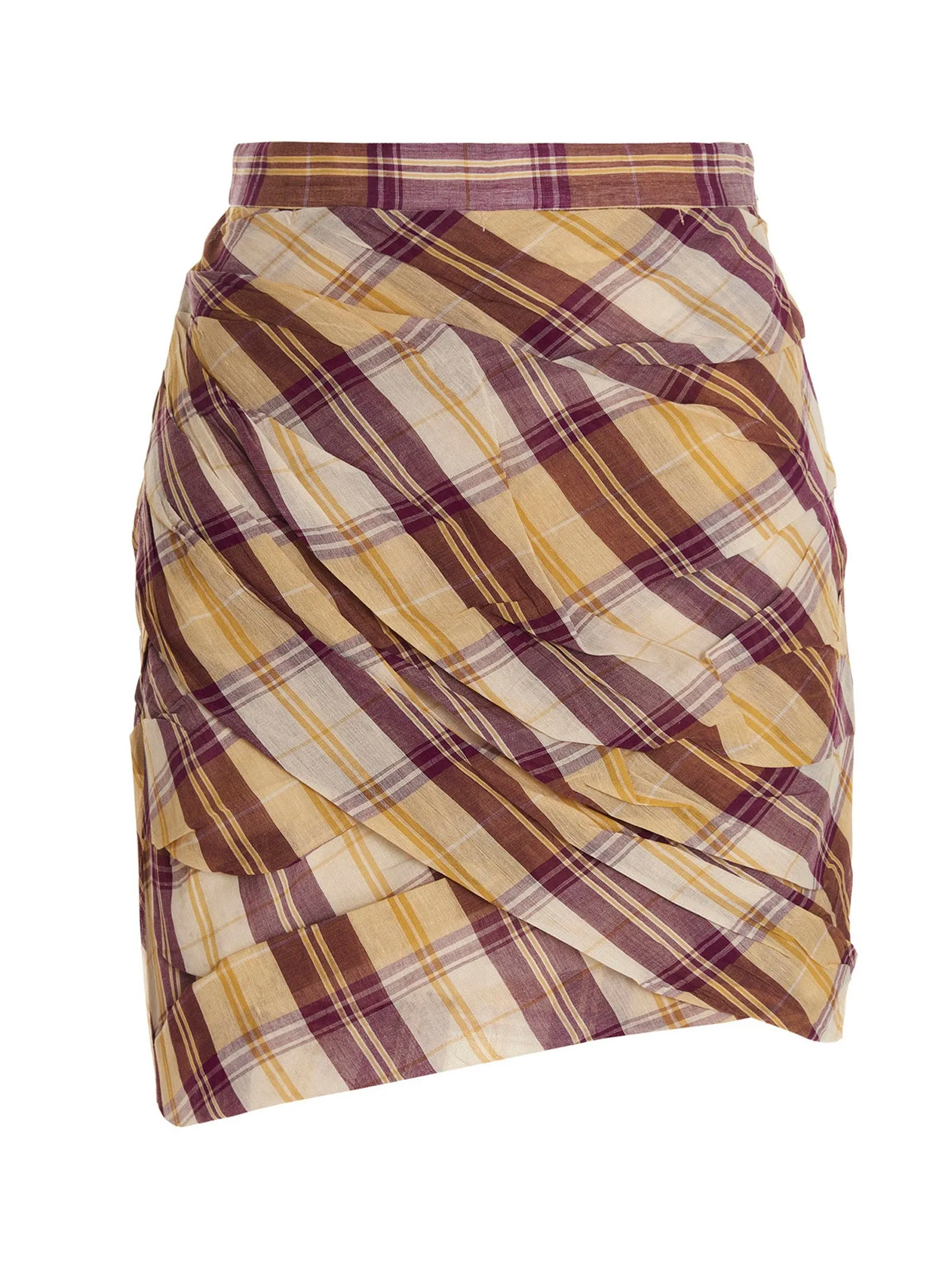 Isabel Marant toile Birdy Ruched Mini Skirt