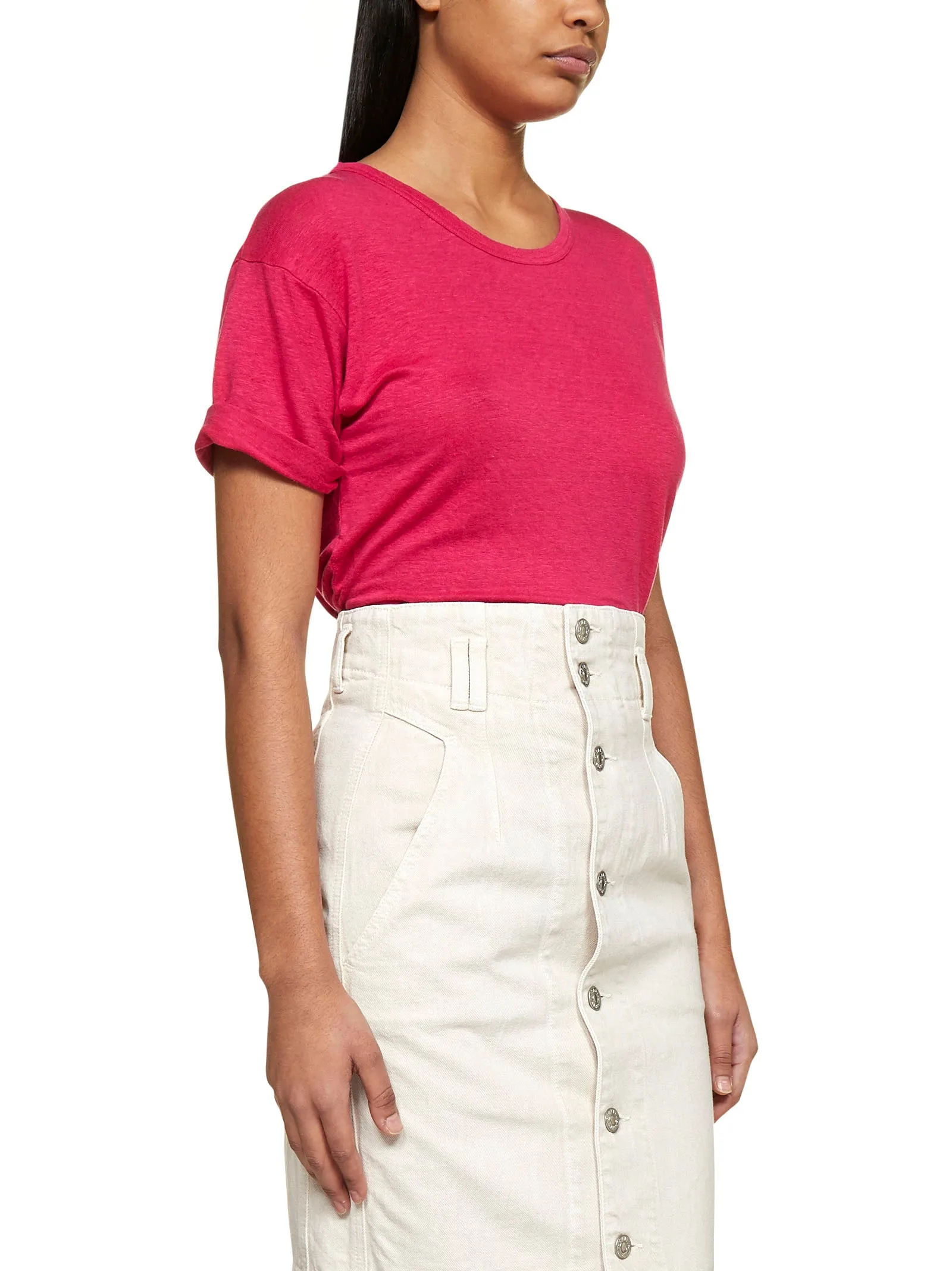 Isabel Marant toile Buttoned Denim Skirt