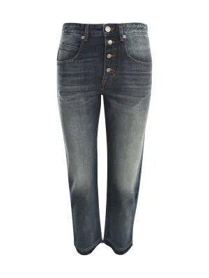 Isabel Marant toile Cropped Slim Fit Jeans
