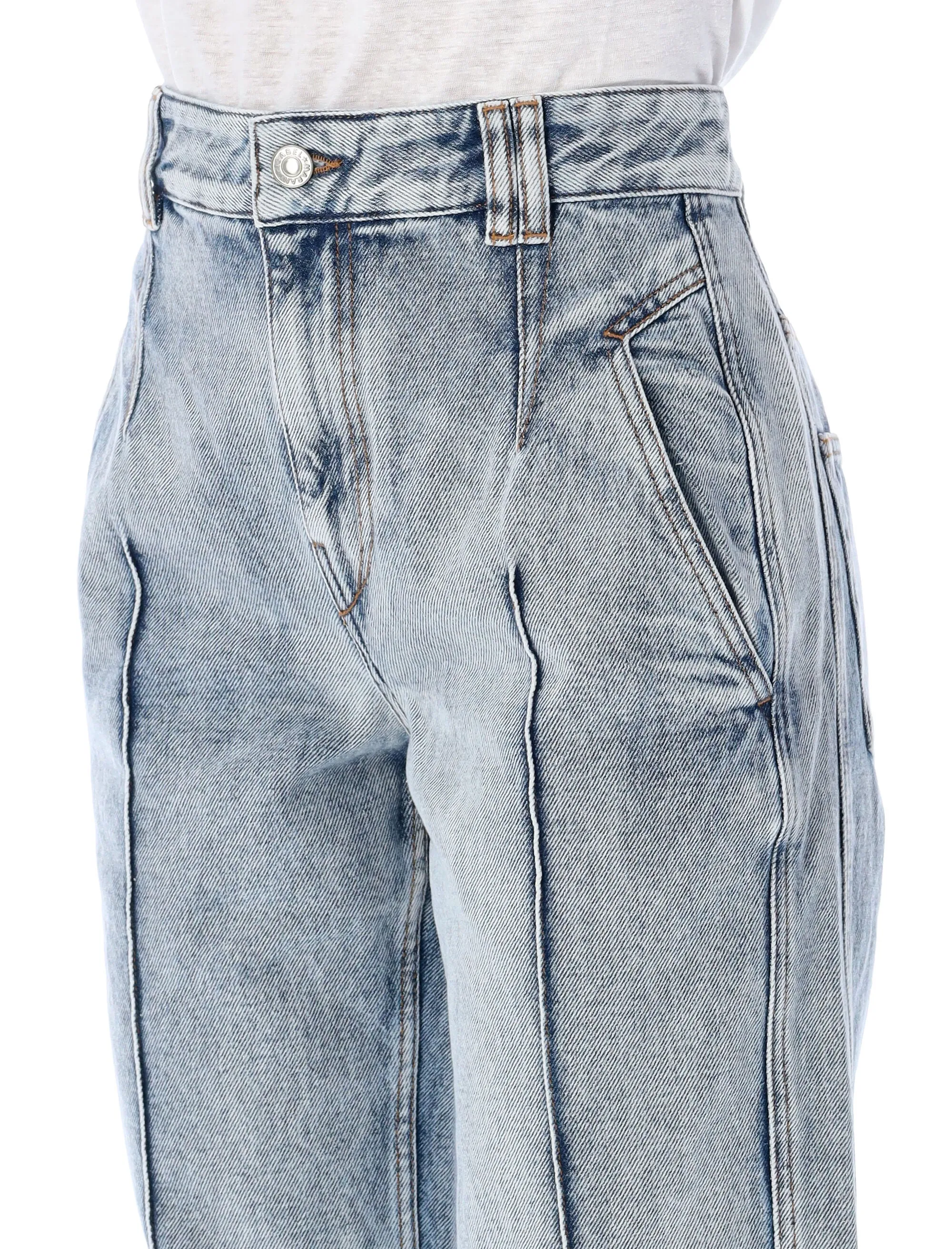 Isabel Marant toile Flared Leg Cropped Jeans