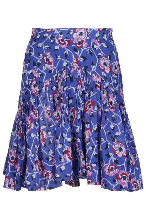 Isabel Marant toile Floral Printed High-Waist Mini Skirt