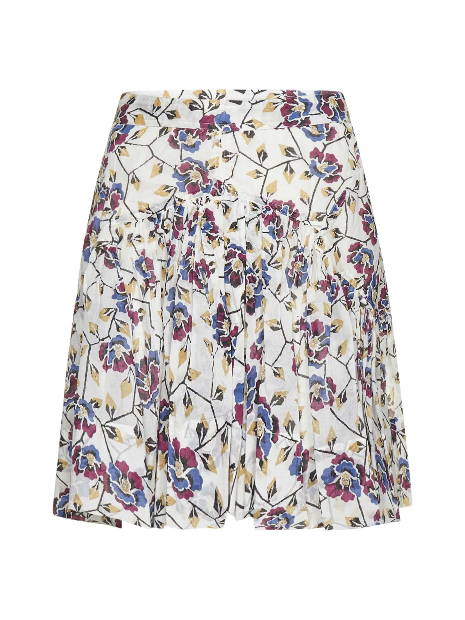 Isabel Marant toile Floral Printed High-Waist Mini Skirt
