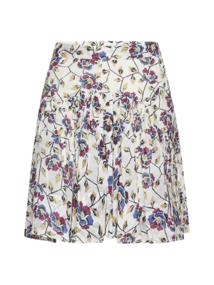 Isabel Marant toile Floral Printed High-Waist Mini Skirt