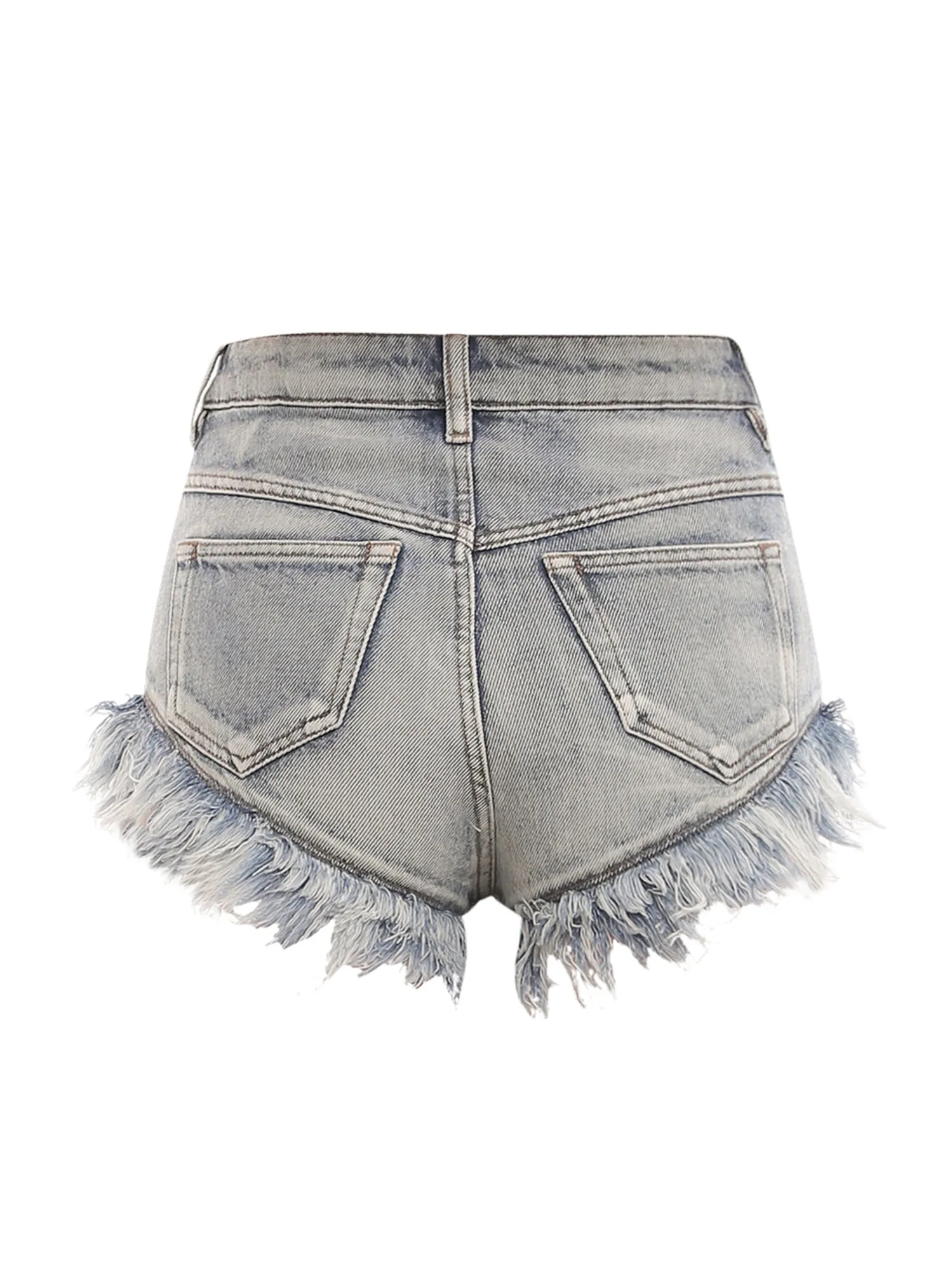 Isabel Marant toile Frayed Denim Shorts