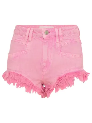 Isabel Marant toile Frayed Edge Denim Shorts
