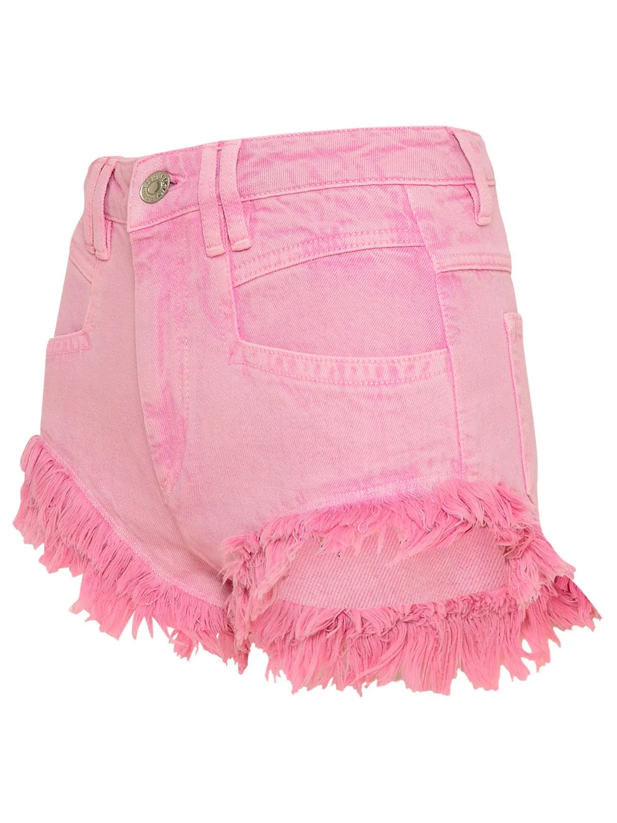 Isabel Marant toile Frayed Edge Denim Shorts