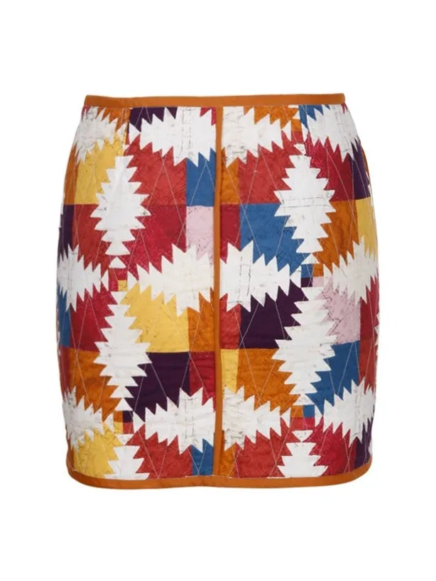 Isabel Marant toile Geometric Pattern Mini Skirt