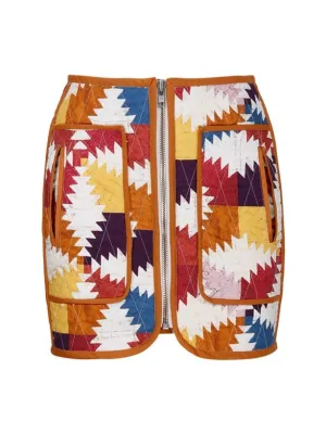 Isabel Marant toile Geometric Pattern Mini Skirt