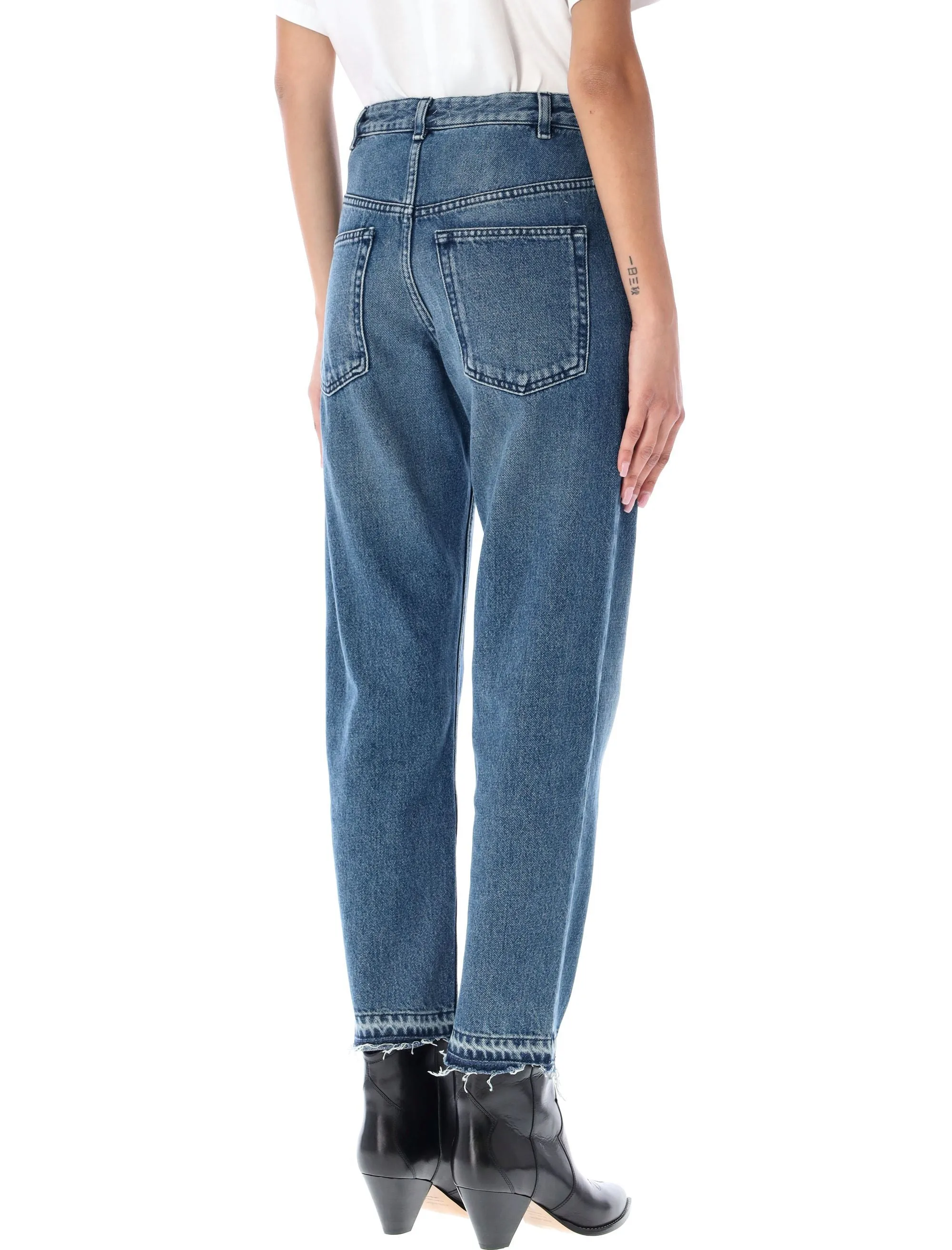 Isabel Marant toile High-Rise Cropped Jeans
