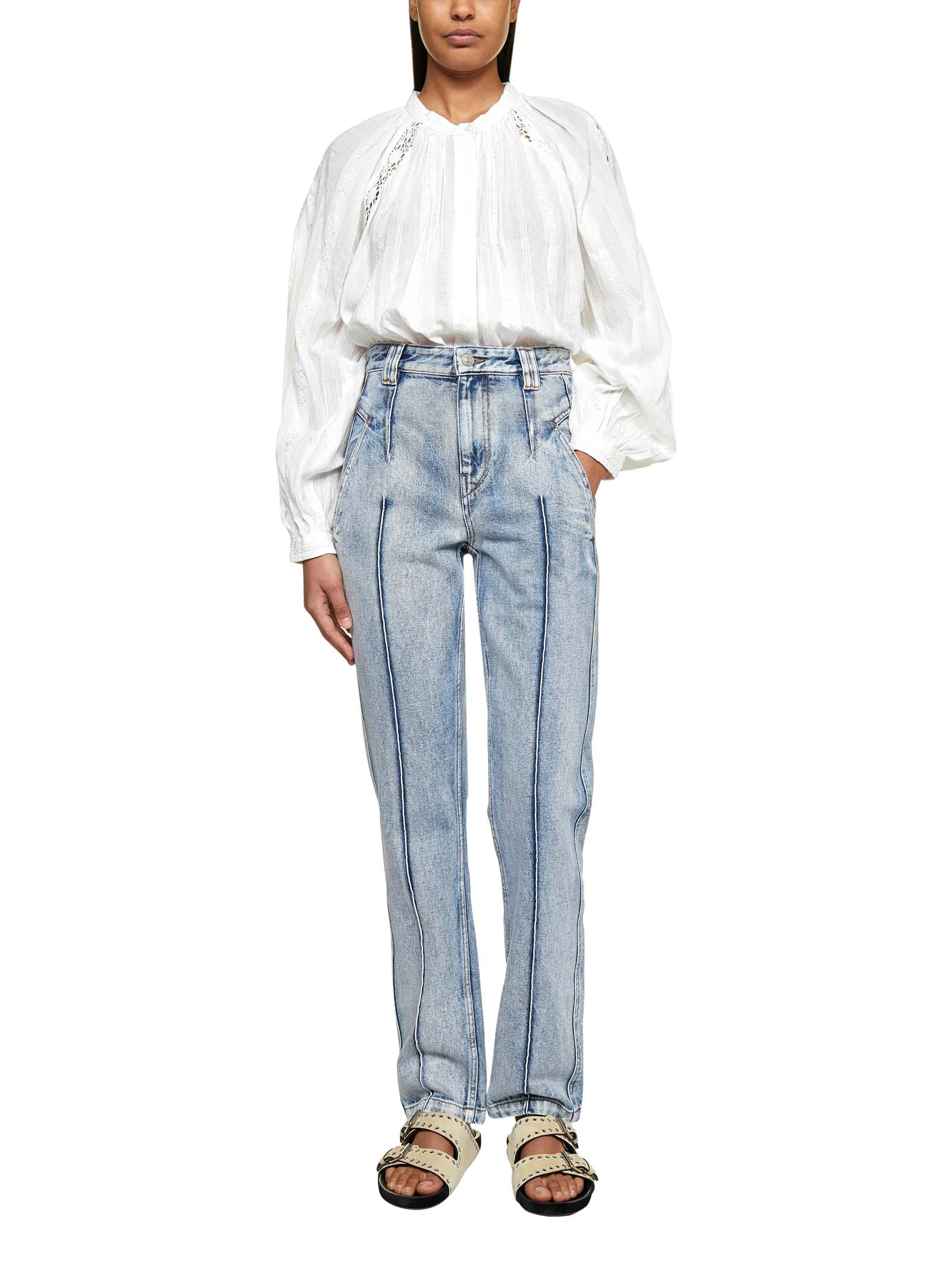Isabel Marant toile High Waist Skinny Jeans